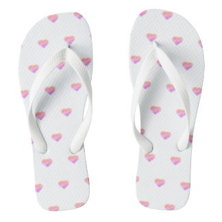 pink heart jandals