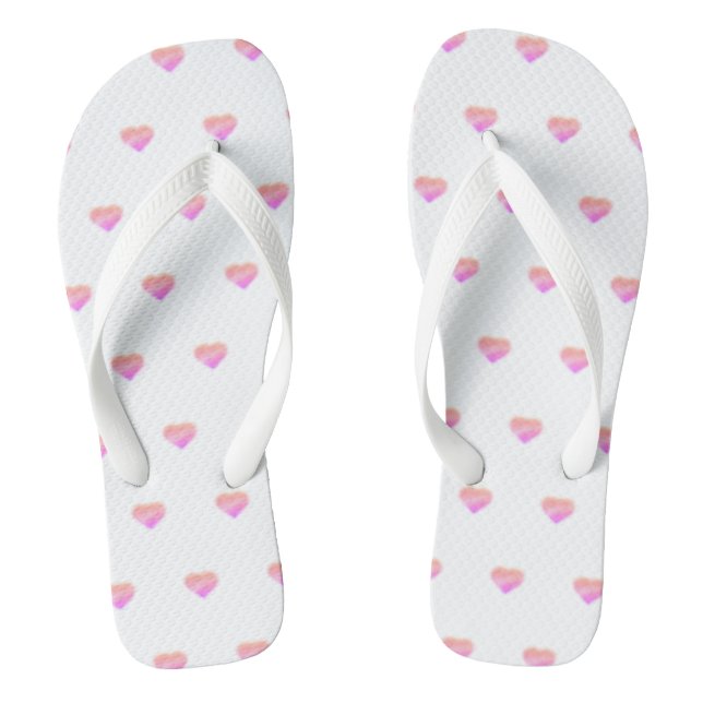 pink heart jandals (Footbed)