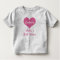 Pink Heart Little Princess Personalised Baby Name