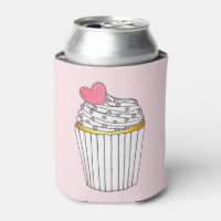 Pink Heart Love Cupcake Bridal Baby Shower Favour