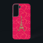 Pink Heart Love Eiffel Tower Paris Samsung Galaxy Case<br><div class="desc">This design is included in the Paris,  French Theme  Collection. Products in this line may show various French Culture. This item features the Eiffel Tower in France. For more themed products; please see Our other Themed Cities. Each city has a range of stylish items with a distinct look.</div>