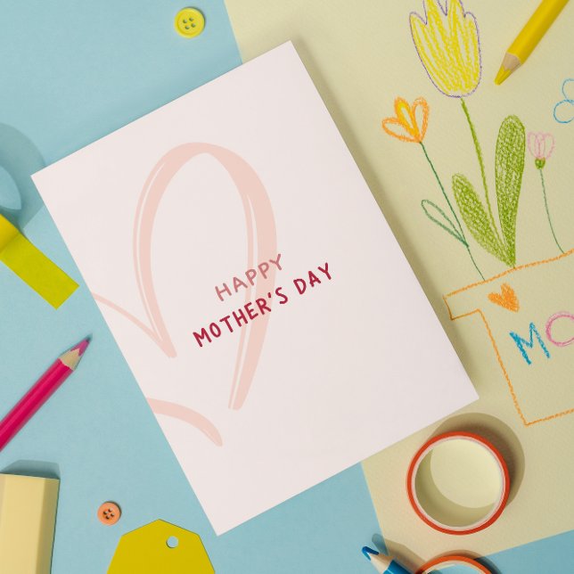 Pink Heart Mother's Day Card (Creator Uploaded)