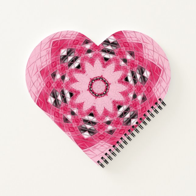 pink heart notebook (Back)