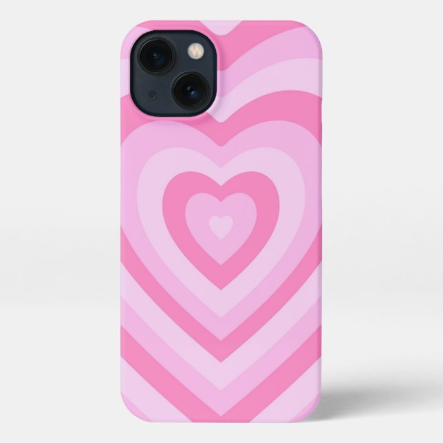 Pink Heart Phone Case (Back)