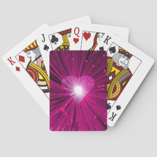 Pink Heart playing cards