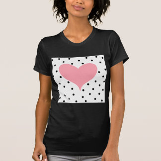 Pink Heart Polka Dots T-Shirt