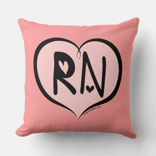 Pink Heart RN Cushion (Front)