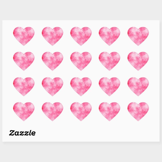 Pink Heart Sticker (Sheet)