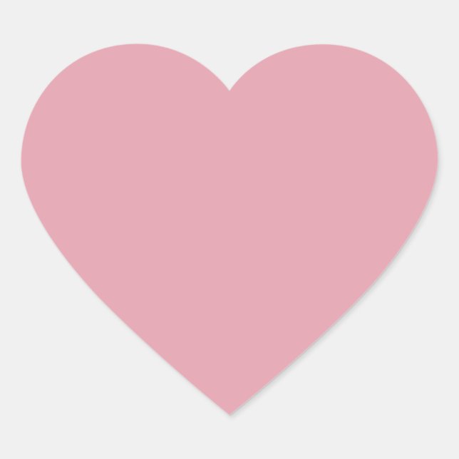 Pink Heart Sticker (Front)