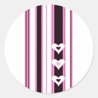 Pink Heart Stickers