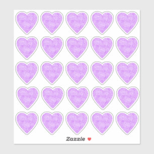 Pink Heart Stickers