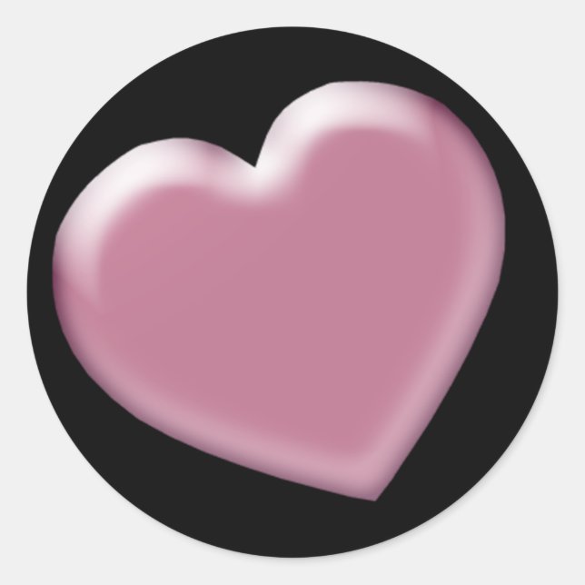 Pink Heart Stickers (Front)