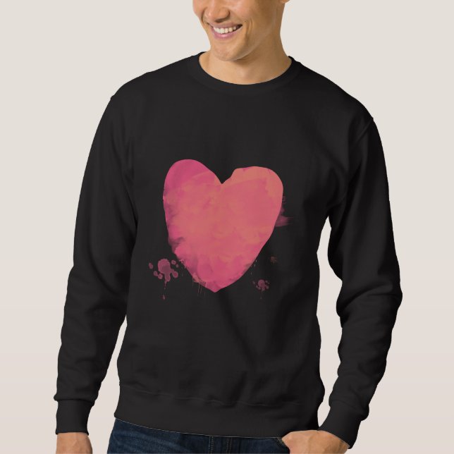 Pink Heart Sweatshirt (Front)
