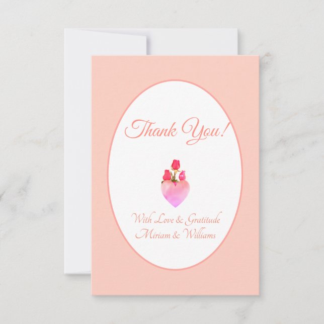 Pink Heart Thank You (Front)