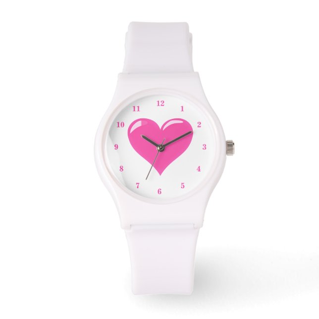 Pink Heart Watch (Front)