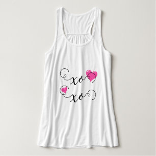 Pink Heart XOXO Singlet