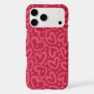 Pink Hearts Aesthetic iPhone 17 Pro Max Case