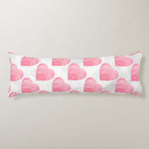 Pink Hearts Body Cushion
