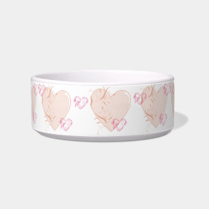 Pink Hearts Bowl