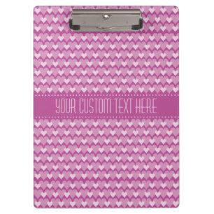 Pink Hearts custom message board Clipboard