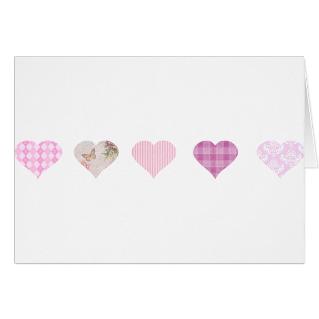 Pink Hearts Design (Front Horizontal)