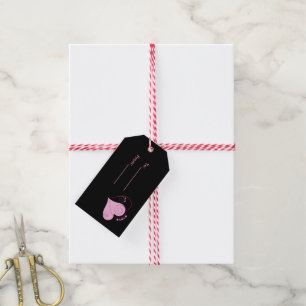 Pink Hearts Gift Tag
