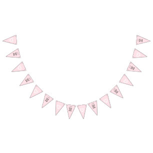 Pink Hearts girl Bachelorette Party Bunting