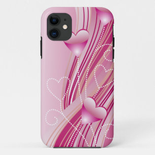 Pink Hearts iPhone 5 Case