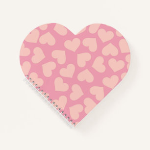 PINK HEARTS NOTEBOOK