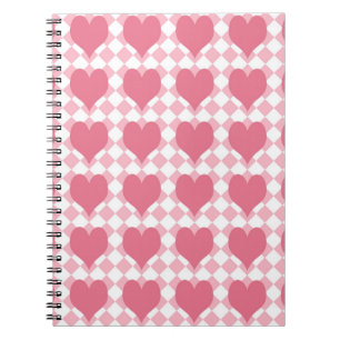 Pink Hearts Notebook