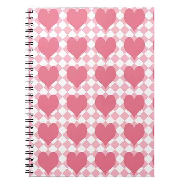 Pink Hearts Notebook (Front)