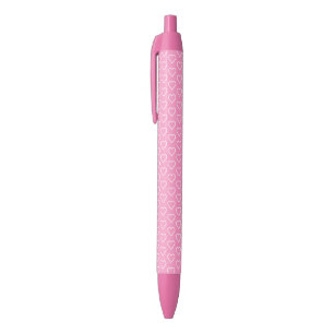 Pink Hearts Pen - Choose Colors