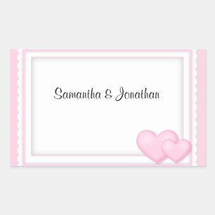 Pink Hearts   Stickers