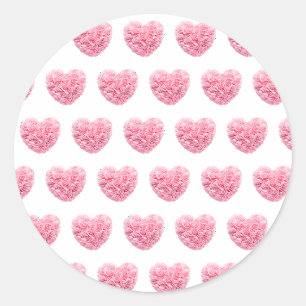 Pink Hearts Stickers