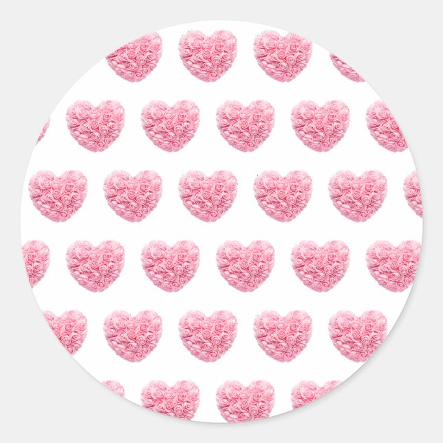 Pink Hearts Stickers (Front)