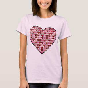 Pink Hearts T-Shirt