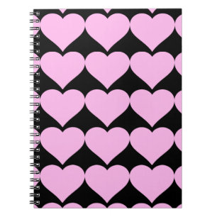 Pink Hearts,Unconditional Love_ Spiral Notebook