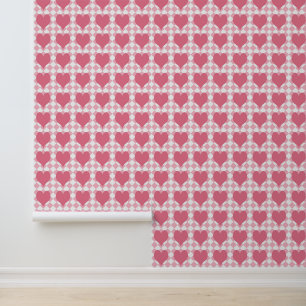 Pink Hearts Wallpaper
