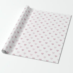 Pink Hearts Wrapping Paper