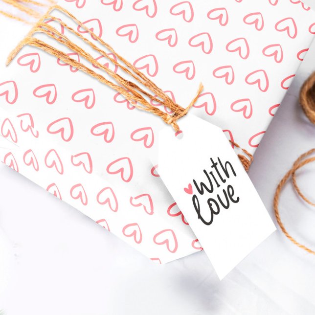 Pink Hearts Wrapping Paper (Creator Uploaded)