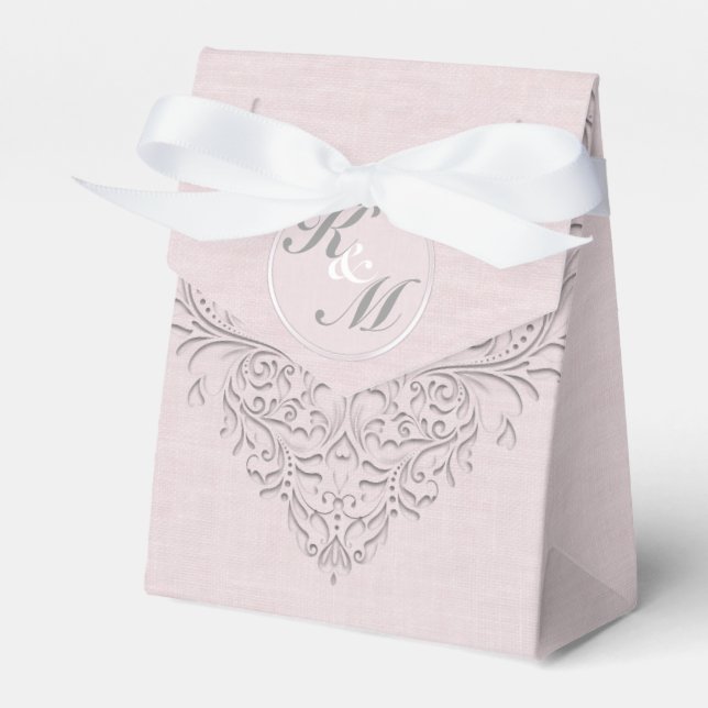 Pink HeartyChic Favour Box (Front Side)