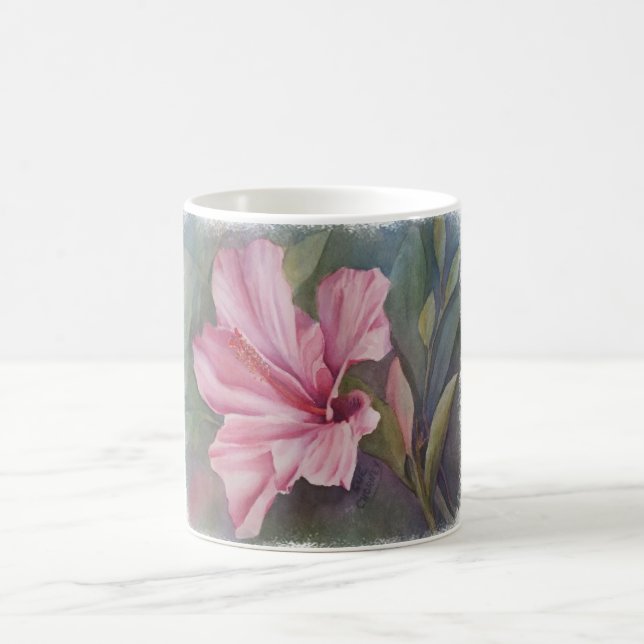 PINK HIBISCUS CLASSIC MUG (Center)