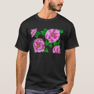 Pink Hibiscus Flower T-Shirt