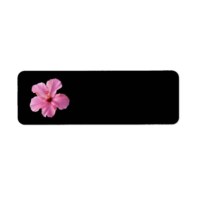 Pink Hibiscus Hawaii Flower Customised Template (Front)