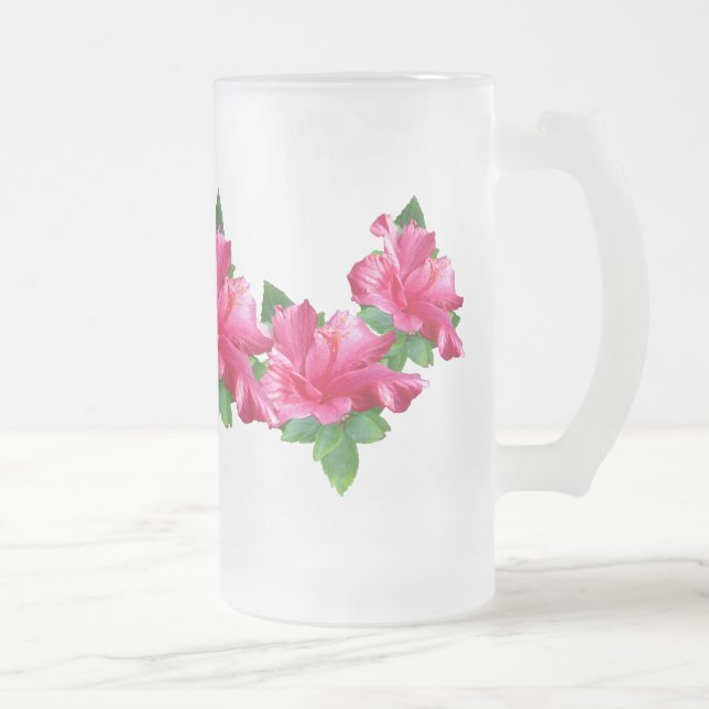 Pink Hibiscus Lei Mug (Right)