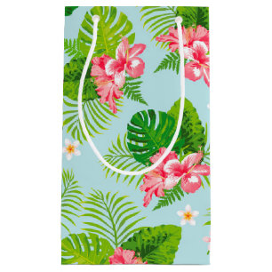 Pink Hibiscus Palm Gift Bag