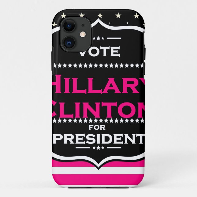 pink hillary clinton Case-Mate iPhone case (Back)