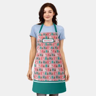 Pink Ho Ho Ho Armadillo Apron