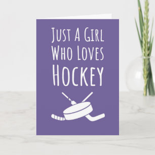 Pink Hockey Cards For Girls For Kids For Her Sport