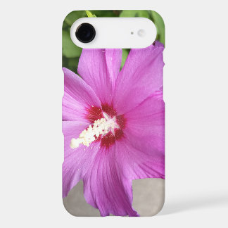 Pink Hollyhock Flower iPhone 17 Air Case